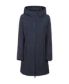 Woolrich Firth Hooded Cotton Suit In Black