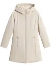 Woolrich Firth Parka Coat In Neutrals