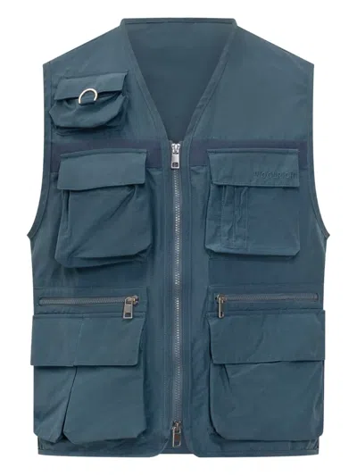 Woolrich Fishing Sport Jacket In Blue