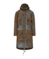 Woolrich Fishtail Parka Coat In Brown