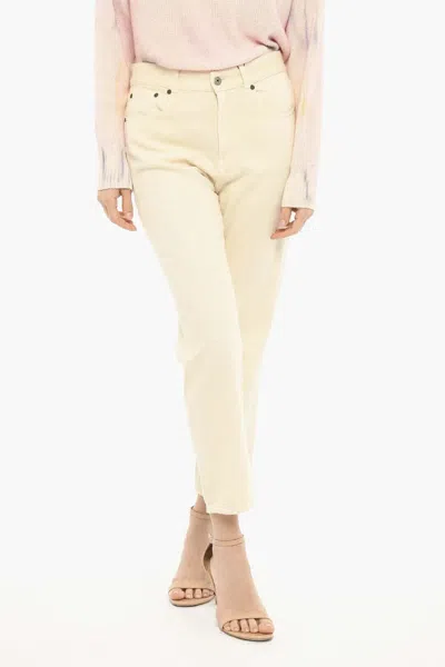 Woolrich Five-pocket Cotton-twill Trousers In White