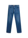 Woolrich Five-pocket Jeans In Blue