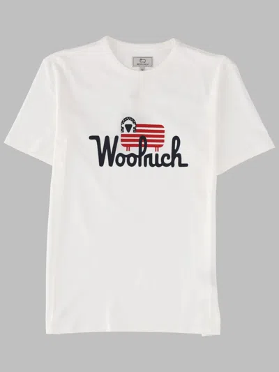 Woolrich Flag T Shirt In White
