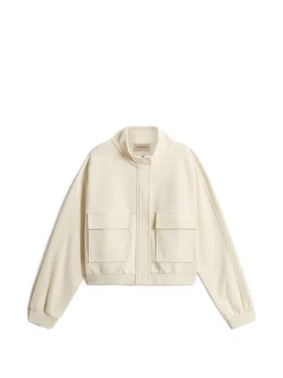 Woolrich Flap-pocket Jacket In Neutral