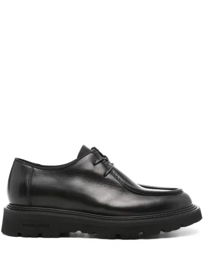 Woolrich Flat Shoes In Black