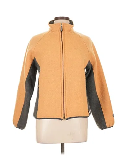 Pre-owned Woolrich Fleece Jacket In Orange