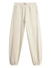 Woolrich Fleece Side-panel Track Pants In White