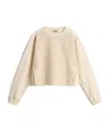 Woolrich Fleece Sweatshirt In Brown