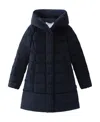 Woolrich Fluffy Prescott Parker Coat In Black