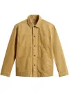 Woolrich Four-pocket Overshirt In Neutrals