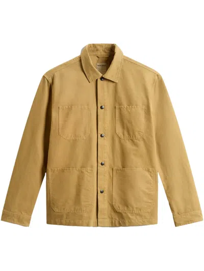 Woolrich Four-pocket Overshirt In Neutrals