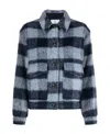 Woolrich Wool Jacket In Blue