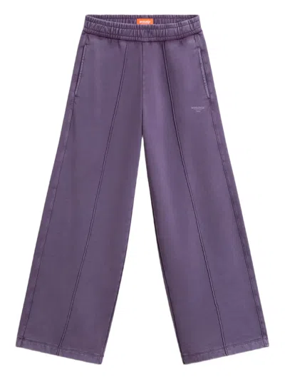 Woolrich Full-length Sweatpants In Purple