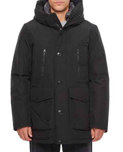 Woolrich Functional Black Parka With Hood