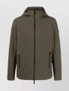 WOOLRICH FUNCTIONAL HOODED SHELL JACKET