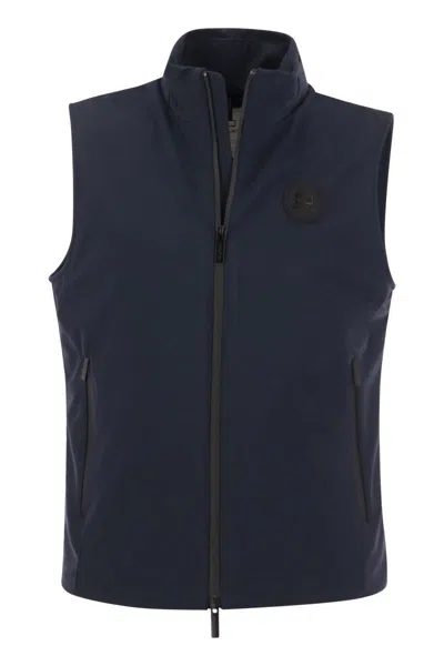 Woolrich Functional Navy Blue Padded Vest For Men