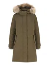 Woolrich Dark Green Polyester Coat