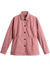Woolrich Gabardine Jacket In Pink