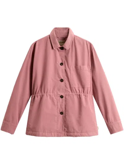 Woolrich Gabardine Jacket In Pink