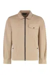 Woolrich Beige Jacket With Pockets And Zip Closure
