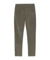 Woolrich Milton Pleated Drawstring Trousers In Gray