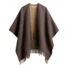 Woolrich Plaid Wool-blend Cape In Multicolor