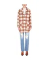 Woolrich "gentry" Coat In Multicolor