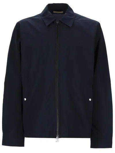 Woolrich Black Urban Timber Polyester Overshirt In Blue