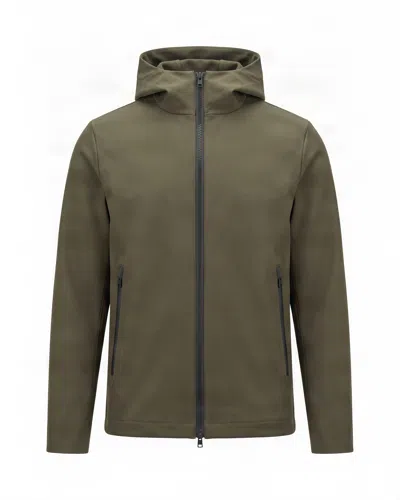 Woolrich Giubbino Pacific Softshell Dark Green