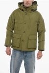 Woolrich Gore-tex Fabric Mountain Utility Down Jacket In Green