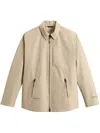 Woolrich Gore-tex Shirt Jacket In Neutrals