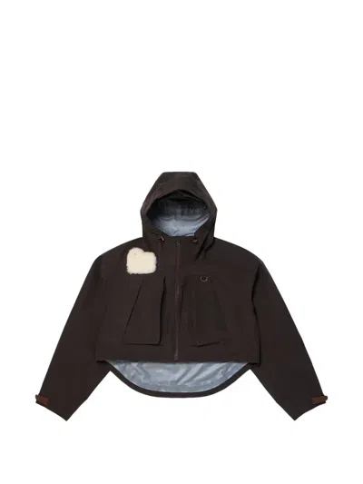 Woolrich Gore-tex Hooded Jacket In Black