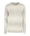 Woolrich Gradient Color Round-neck Sweater In White
