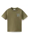 Woolrich Graphic-print Cotton T-shirt In Green