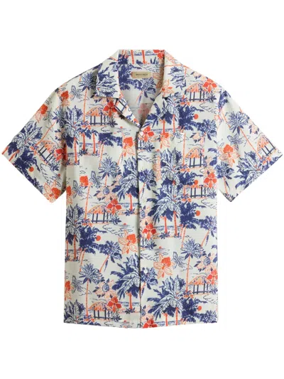 Woolrich Graphic-print Shirt In White