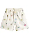 Woolrich Graphic-print Shorts In White