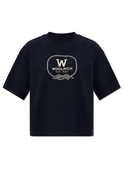 WOOLRICH GRAPHIC PRINTED OVERSIZED T-SHIRT