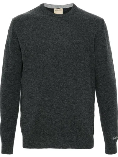 Woolrich Lambswool Crewneck In Gray