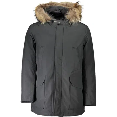 WOOLRICH GRAY COTTON JACKET