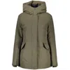 WOOLRICH GREEN COTTON JACKETS & COAT