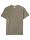 Woolrich Slub-texture Logo-print T-shirt In Green