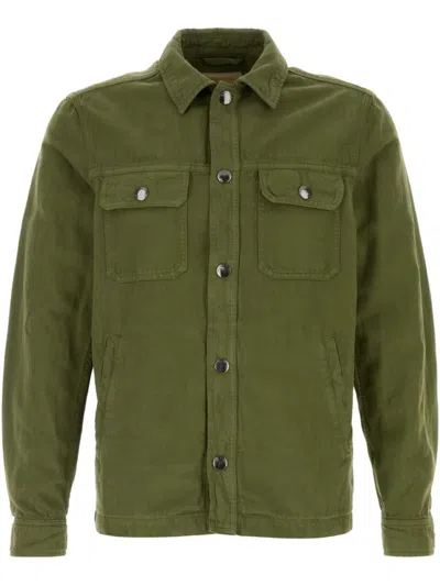 WOOLRICH GREEN DENIM JACKET