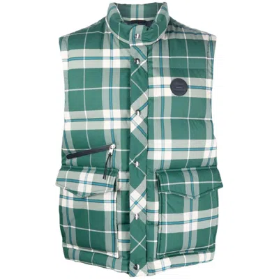 WOOLRICH GREEN POLYESTER VEST