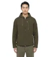 Woolrich Green Solid Hood Jacket In Green