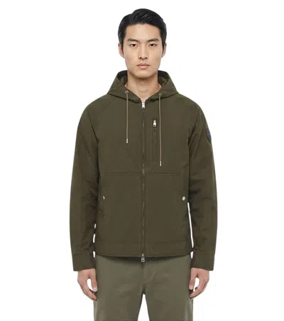 Woolrich Green Solid Hood Jacket