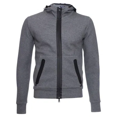 Pre-owned Woolrich , Grey Hooded Cardigan In Gray