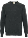 Woolrich Grey Wool Crewneck In Gray
