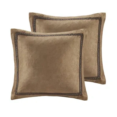 Woolrich Hadley Plaid Polyester Sham In Bark