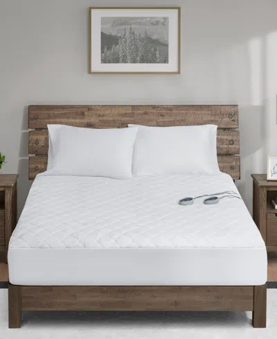 Woolrich Heated Sherpa Mattress Pad, Twin Xl In White