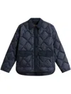 Woolrich Heritage Jacket In Blue